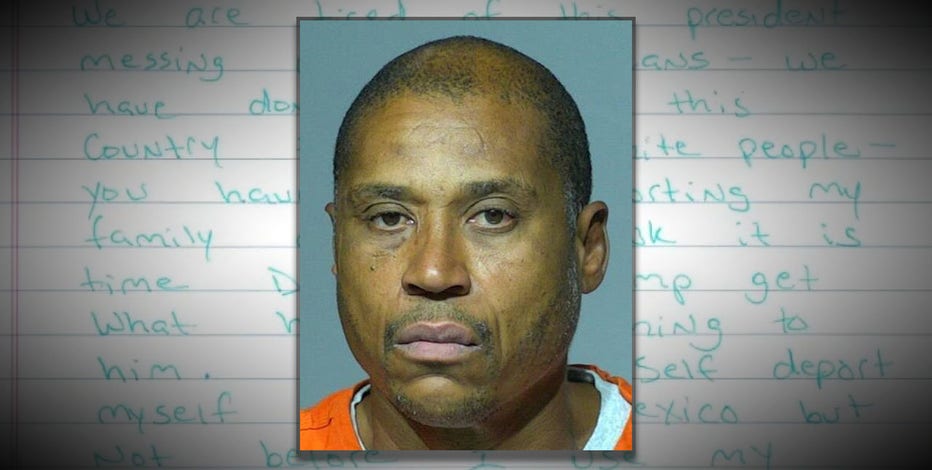 Undocumented man framed for Trump, ICE threats; accused in court