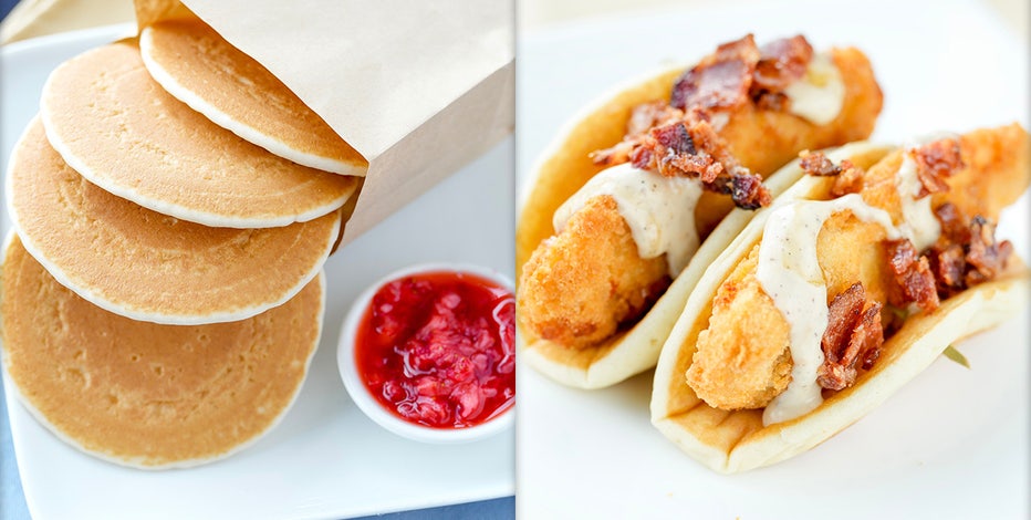 Pat Murphy pocket pancakes, Brewers offering at American Family Field