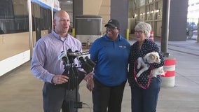 Milwaukee streetcar operator honored; saved woman, service dog from attack