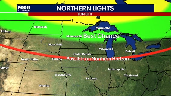 Northern lights could be visible in Wisconsin on Labor Day
