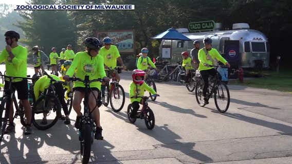 30th annual Milwaukee zoo bike ride offers families a wild start to Sunday