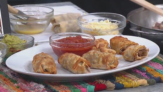Wisconsin Beef Council: Crispy taco egg rolls recipe