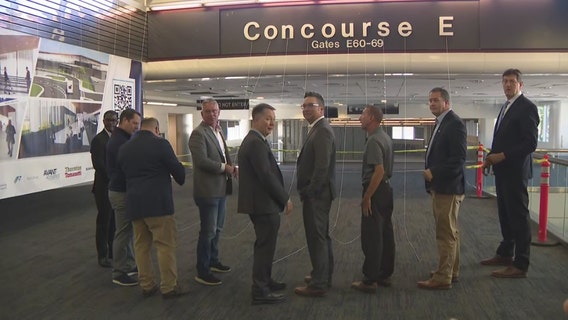Milwaukee Mitchell International Airport construction; new concourse
