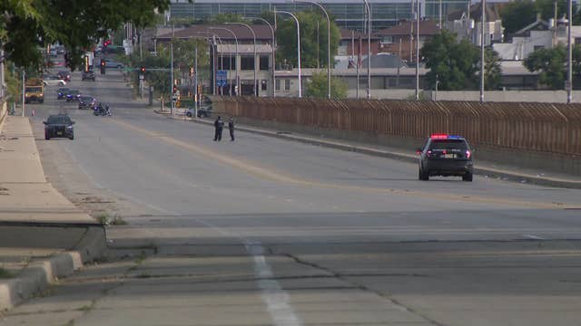 Milwaukee shooting on 27th Street viaduct; victim's vehicle struck