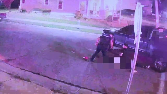 Off-duty Racine police officer hits pedestrian; new video of incident