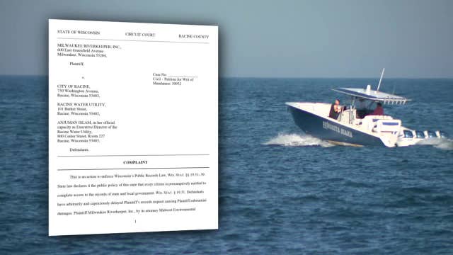 Microsoft data center; Milwaukee nonprofit sues Racine over water records