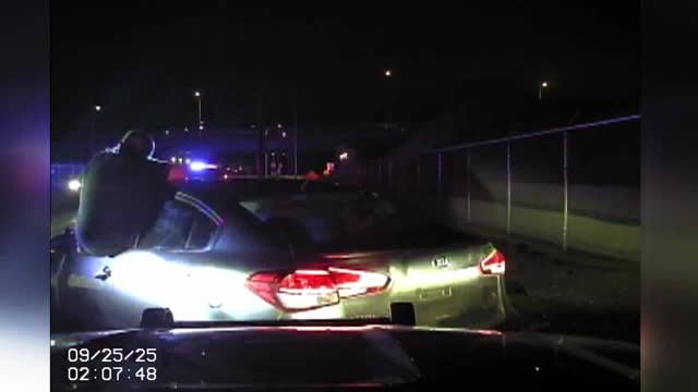St. Francis police chase, fleeing car hit squad head-on