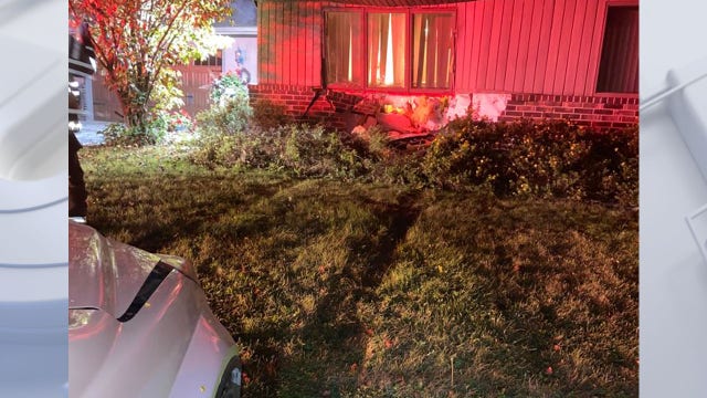 Fond du Lac County crash; SUV hits home, driver arrested on suspicion of OWI
