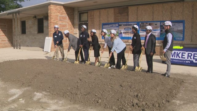 Milwaukee Recreation groundbreaking for community center, playfield