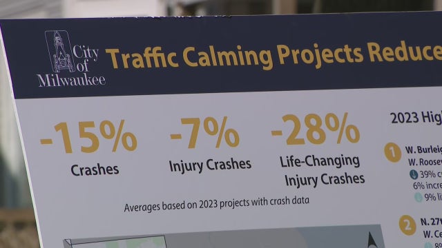Milwaukee traffic-calming projects; city reports safety gains