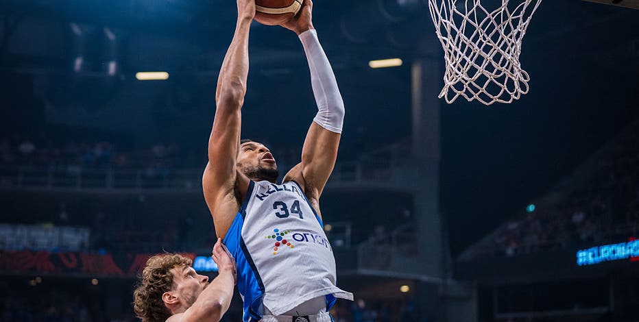 Antetokounmpo's 30 points, late free throws secure Greece's EuroBasket bronze