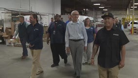 Evers tours Partners for Community Development facility in Brown Deer