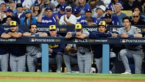 Brewers lose to Dodgers, season ends with NLCS sweep