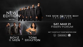 New Edition, Boyz II Men, Toni Braxton at Fiserv Forum on March 21