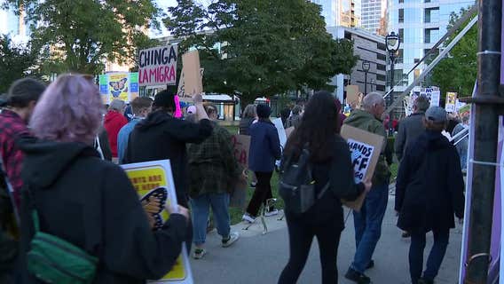 Milwaukee protesters support Illinois, oppose Trump’s National Guard order