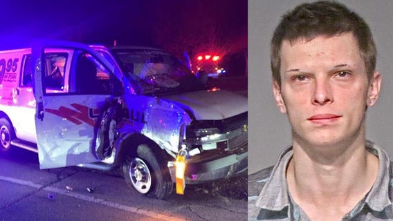 West Allis police chase U-Haul van, man charged after crash