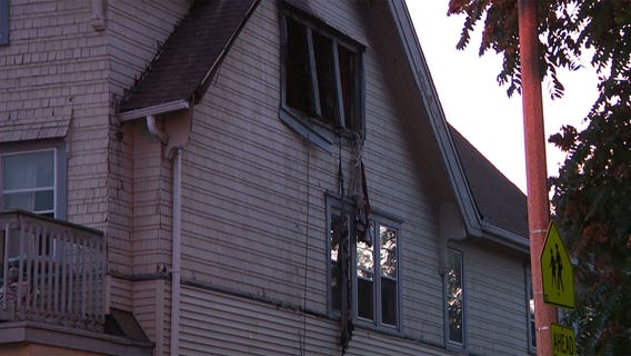 Milwaukee apartment fire at Holton and Lloyd; man rescued