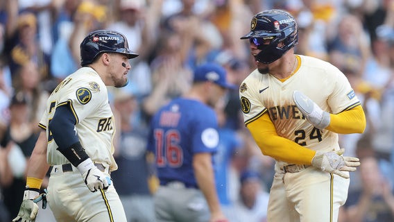 Brewers beat Cubs, Chourio shines before injury exit in NLDS Game 1