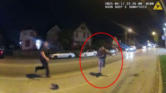 Milwaukee police shooting; bodycam video released of man fleeing police