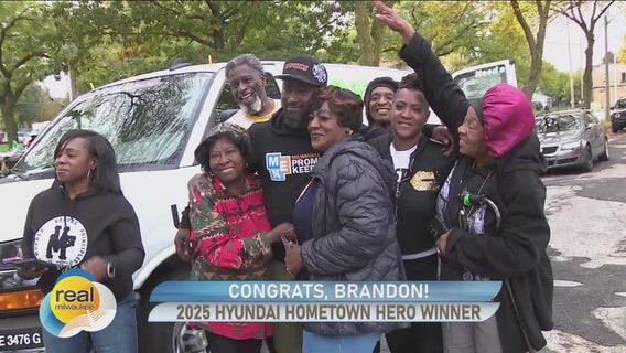 Congrats, Brandon! Winner of 2025 Hyundai Hometown Hero contest