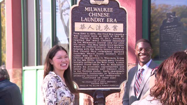 Historical marker honors 'Chinese Laundry Era' in Milwaukee