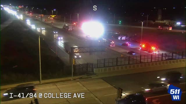 Milwaukee County semi rollover crash; lanes reopen, driver arrested