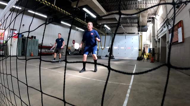 Milwaukee firefighters playing pickleball, sport craze across city