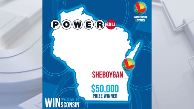 Winning Powerball ticket sold in Sheboygan; worth $50,000