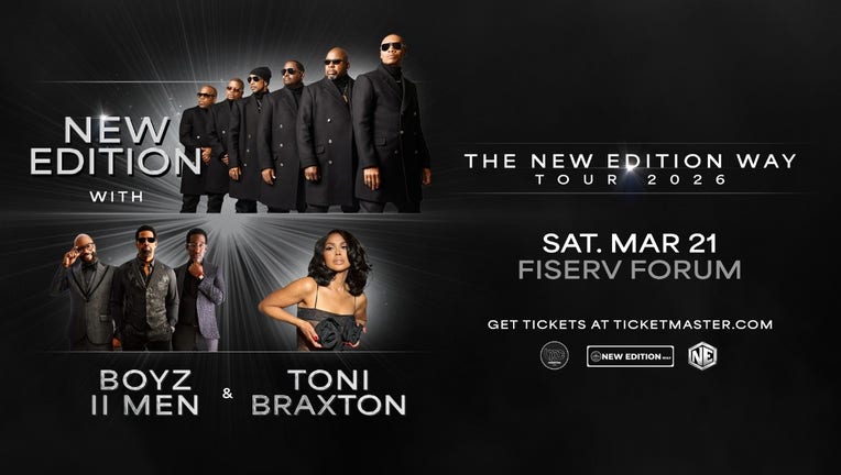 New Edition, Boyz II Men, Toni Braxton at Fiserv Forum on March 21