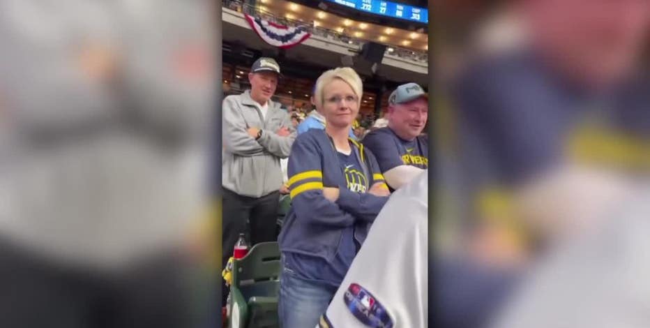 Brewers fan says 'call ICE' on Latino Dodgers fan; woman now out of job | FOX6 Milwaukee