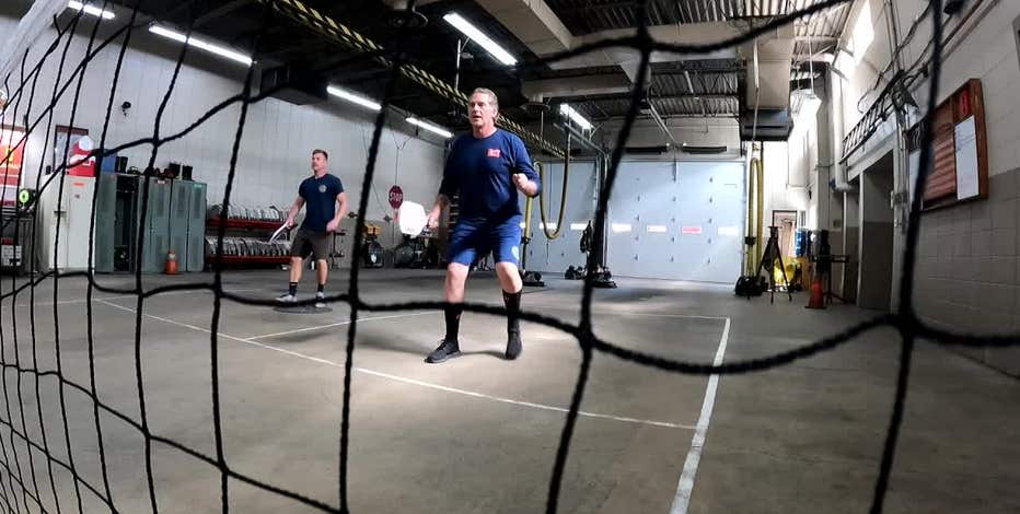 Milwaukee firefighters playing pickleball, sport craze across city