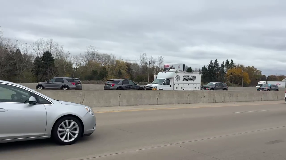 Vehicle hits, kills person on I-94 in Racine County