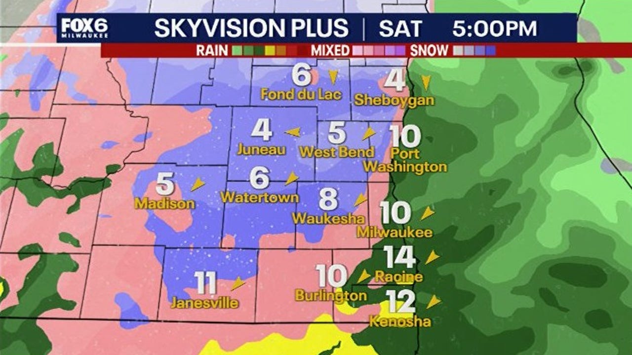 Milwaukee Weather: First snow of the season arrives today