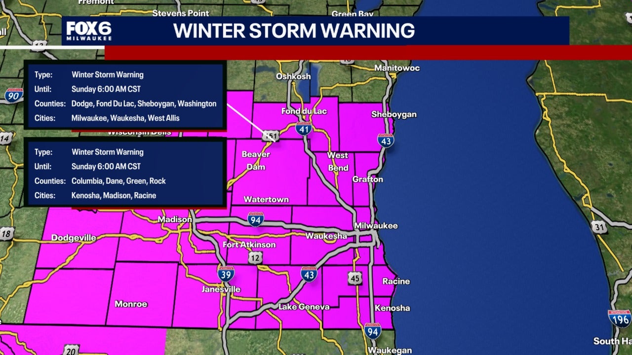 Wisconsin weather: Winter storm to bring significant weekend snow