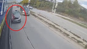 Car slams into MCTS bus; incident captured by bus surveillance camera