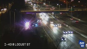 I-43 shots fired investigation near Locust Street, traffic reopens