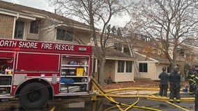 Brown Deer apartment fire, building vacant due to summer flood damage