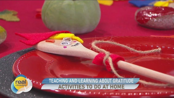 A lesson in gratitude; Activities you can do at home