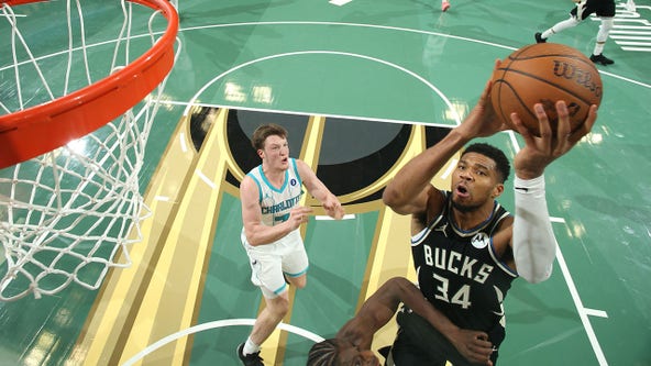Antetokounmpo, Bucks outlast Knueppel, Hornets in overtime win