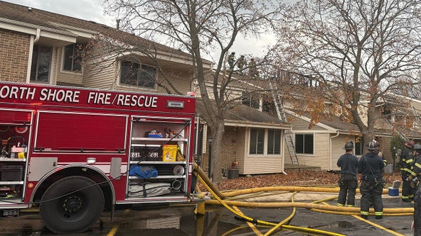 Brown Deer apartment fire, building vacant due to summer flood damage