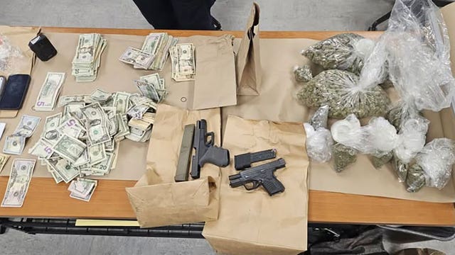 Milwaukee police crime suppression initiative; guns, drugs recovered