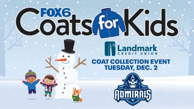 FOX6 Coats for Kids collection event at Landmark Credit Union