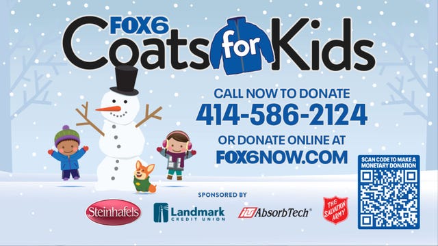 FOX6 Coats for Kids phone bank set for Wednesday, Nov. 19, 2025