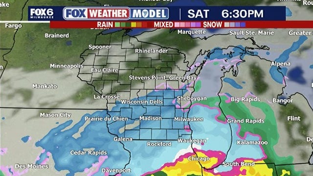 Wisconsin weather forecast: First snow chance this weekend