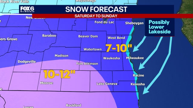 Wisconsin weather: Winter storm delivers significant weekend snow