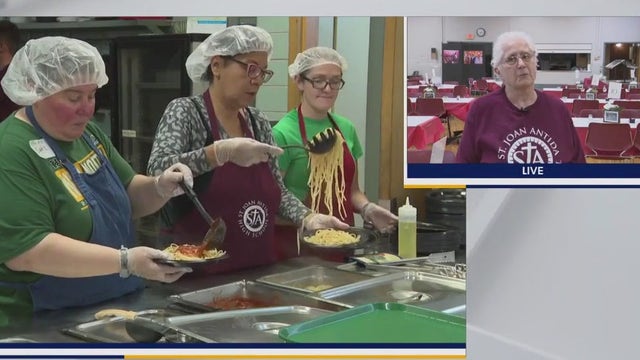 Spaghetti with the Sisters at St. Joan Antida High School