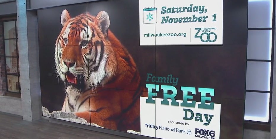 Milwaukee County Zoo Family Free Day: Saturday, Nov. 1
