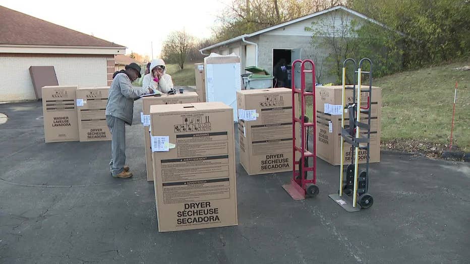 Milwaukee church helps flood victims replace appliances ahead of