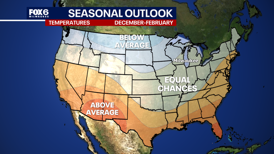 CPC Winter Temp Outlook