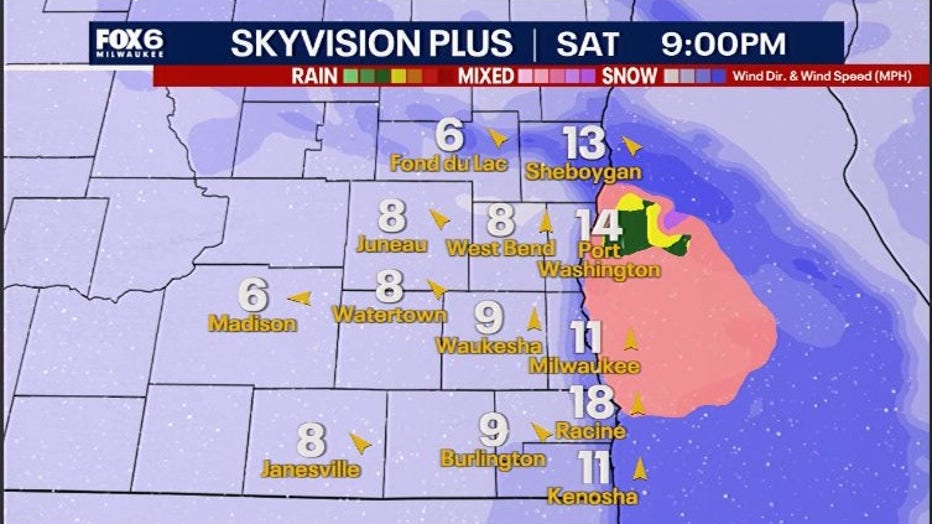 Wintry mix on forecast models